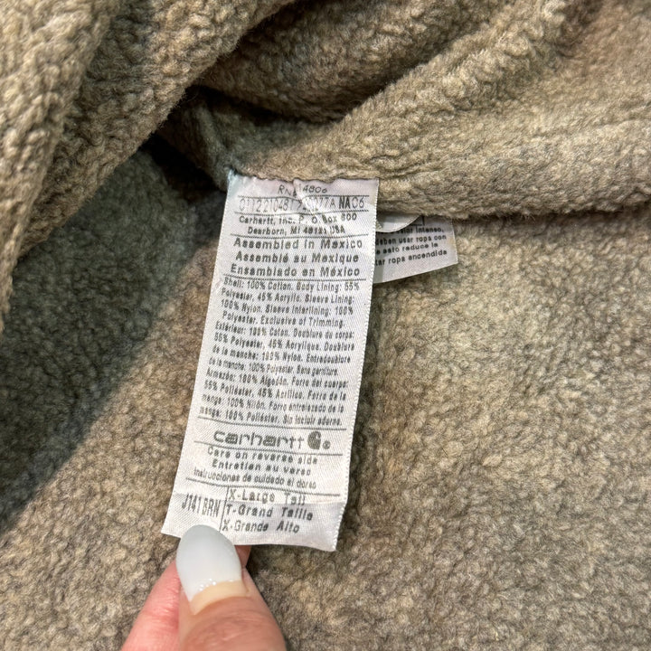 중고 의류 Carhartt/ Carhartt/ Sierra Jacket/ Duck Fabric/ Boa 라이닝/ 크기 XL