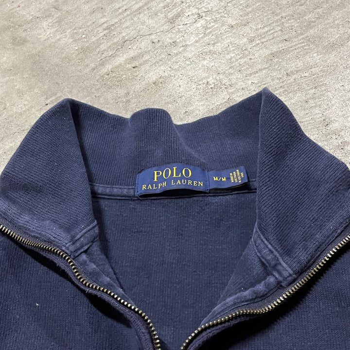 #3878 古着 POLO by Ralph Lauren/ポロバイラルフローレン/Cotton Knit Half Zip Sweaterコットンニットハーフジップセーター/ サイズM