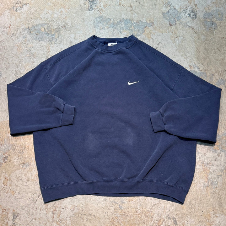 古着 USA製 90's NIKE/ ナイキ/ クルーネックスウェット/ワンポイント/ サイズ2XL