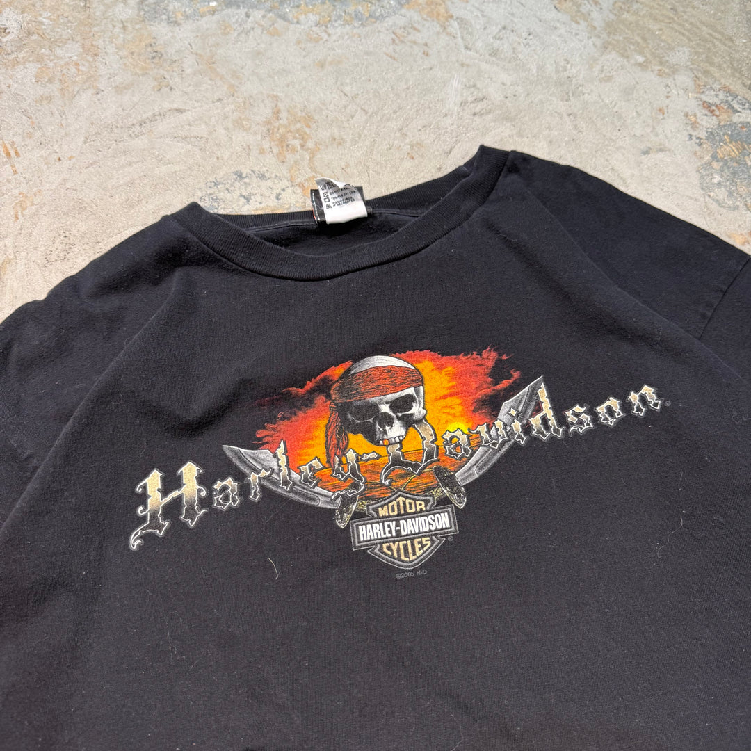 Used clothing Made in USA Harley-Davidson/Harley-Davidson/Printed T-shirt/Size 2XL