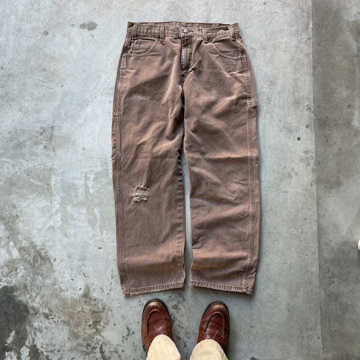 古着 Dickies/ディッキーズ/ダック地ペインターパンツ/実寸サイズ33×30