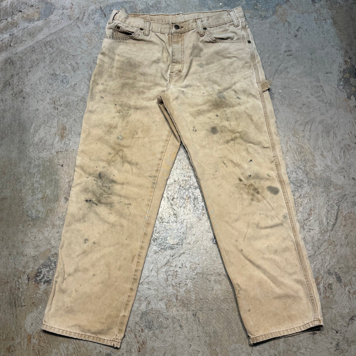 古着 Dickies/ディッキーズ/ダック地ペインターパンツ/実寸サイズ33×30