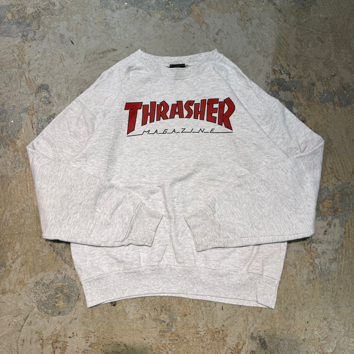 古着 THRASHER/スラッシャー/クルーネックスウェット/サイズS