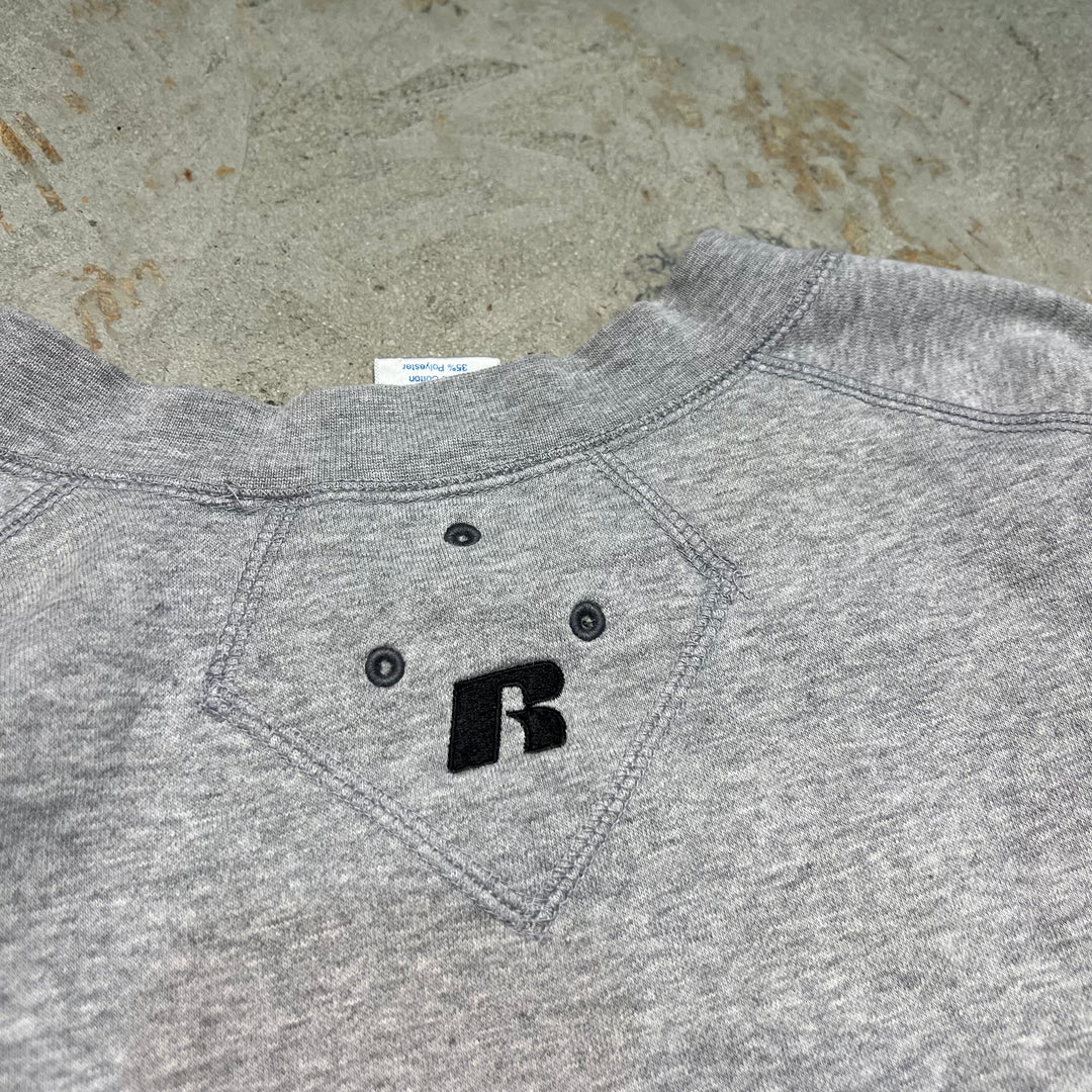 #4040 古着 Russell Athletic/ラッセル アスレチック/Crew Neck Blank Sweat Shirt/クルーネックブランクスウェット/ラグランスリーブ/サイズXL