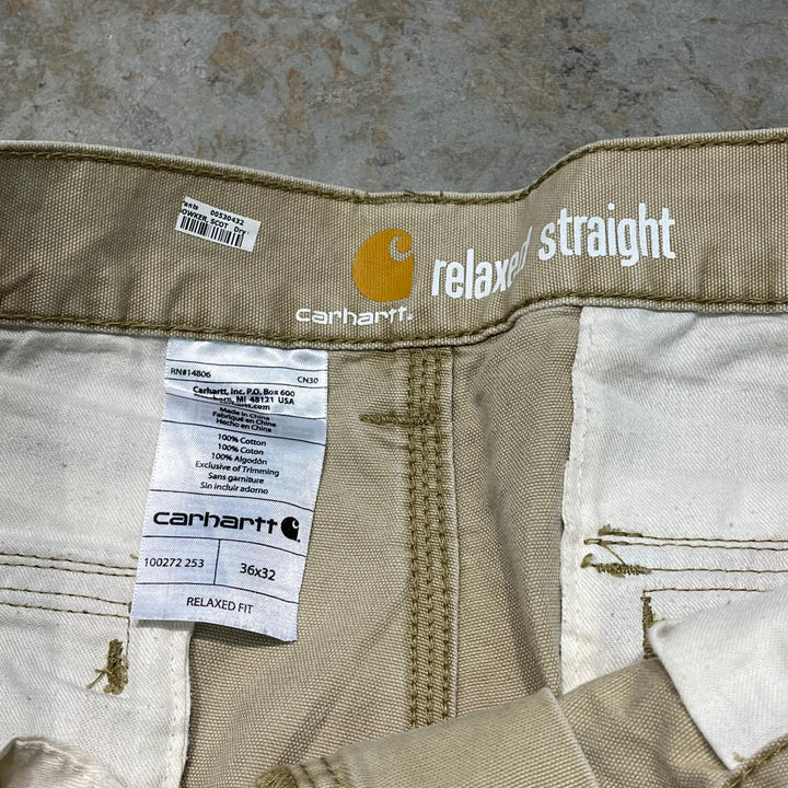 #4508 古着 Carhartt/カーハート/ Duck Painter Pants/ダック地 ペインターパンツ /100272 253/サイズ36×32