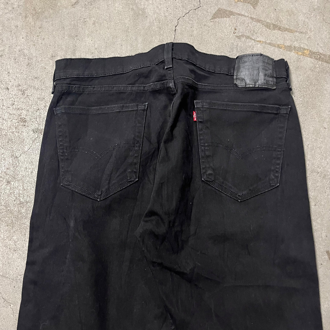 #4206 古着 Levi's/リーバイス/Black Denim Pants/ブラックデニムパンツ/505/サイズ36×34