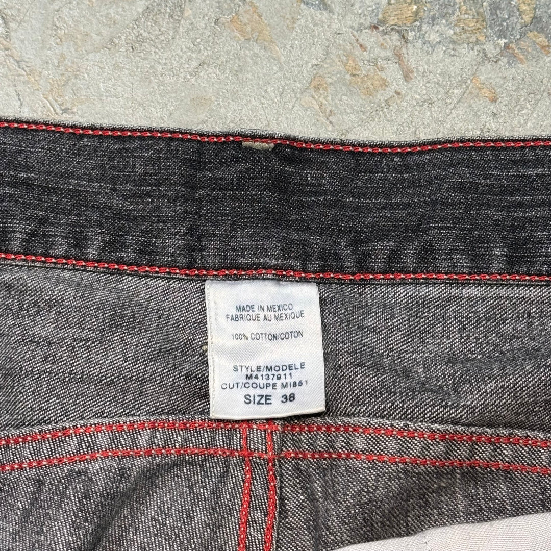 古着 GUESS/ ゲス/ カーゴ/ ブラックデニムハーフパンツ/実寸サイズ37