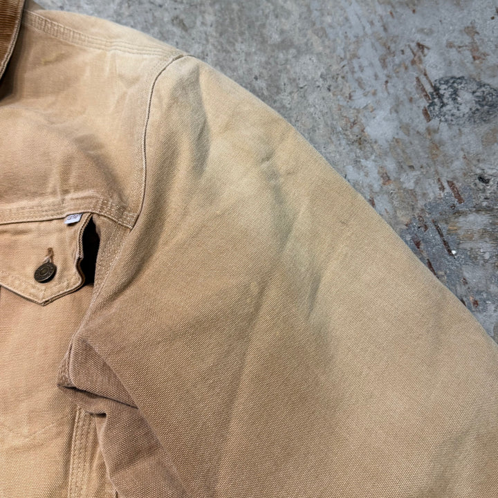 중고 의류 Carhartt/ 트래커 재킷/ 오리 패브릭/ 담요 늘어선/ Corduroy Collar/ Size S에 해당합니다.