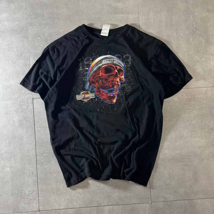 古着 USA製 Harley-Davidson ハーレーダビッドソン プリントTシャツ サイズXL