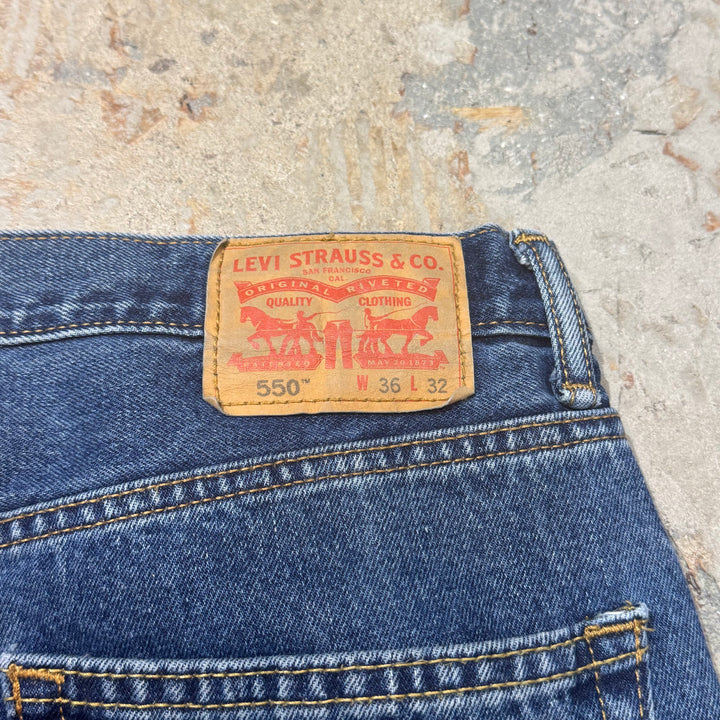 旧衣服Levi's/李维斯/牛仔裤/ 550/实际尺寸33×31