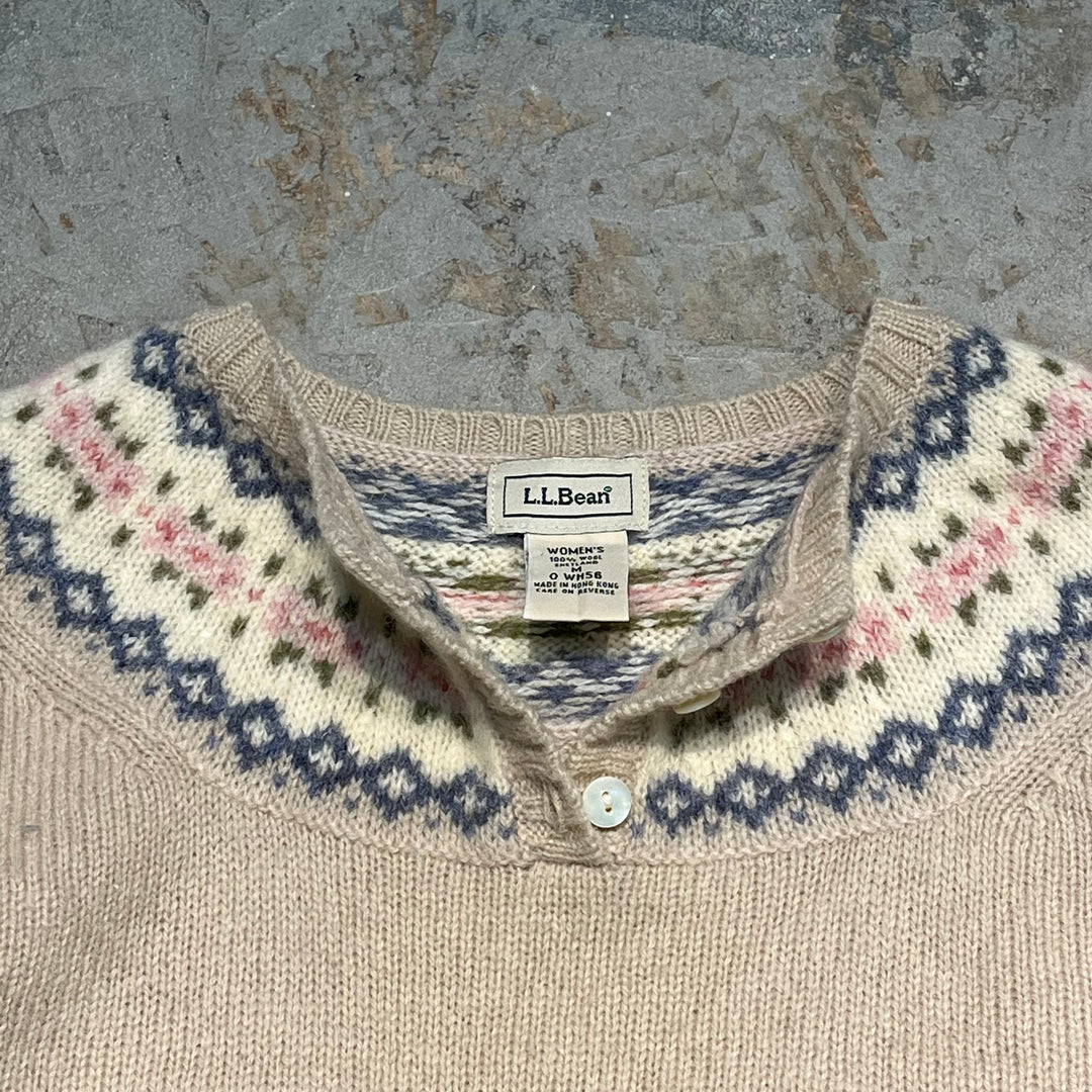 #3363 L.L.Bean/エルエルビーン/Henry neck knit/ヘンリーネックニット/サイズM