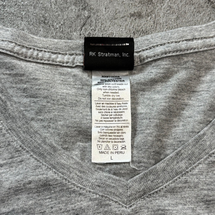 古着 Harley-Davidson ハーレーダビッドソン プリントTシャツ レディース Y2K Vネック サイズL