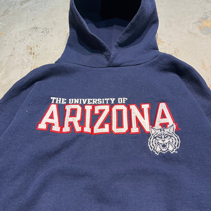 #1962 Old clothes RUSSELL ATHLETIC / Pull Over Hoody / College logo / Size M