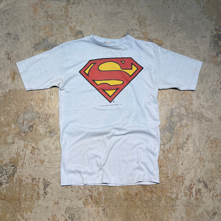 古着 77'S USAVINTAGE/ Superman/スーパーマン / ヴィンテージ シングルステッチ プリントTシャツ / サイズS相当