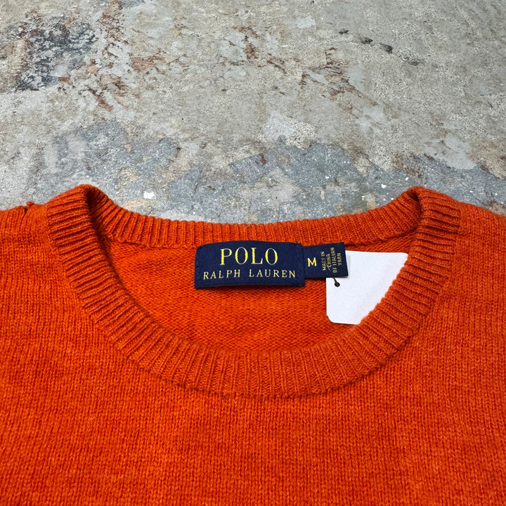 古着 POLO by Ralph Lauren/ポロラルフローレン/クルーネックニットセーター/サイズM