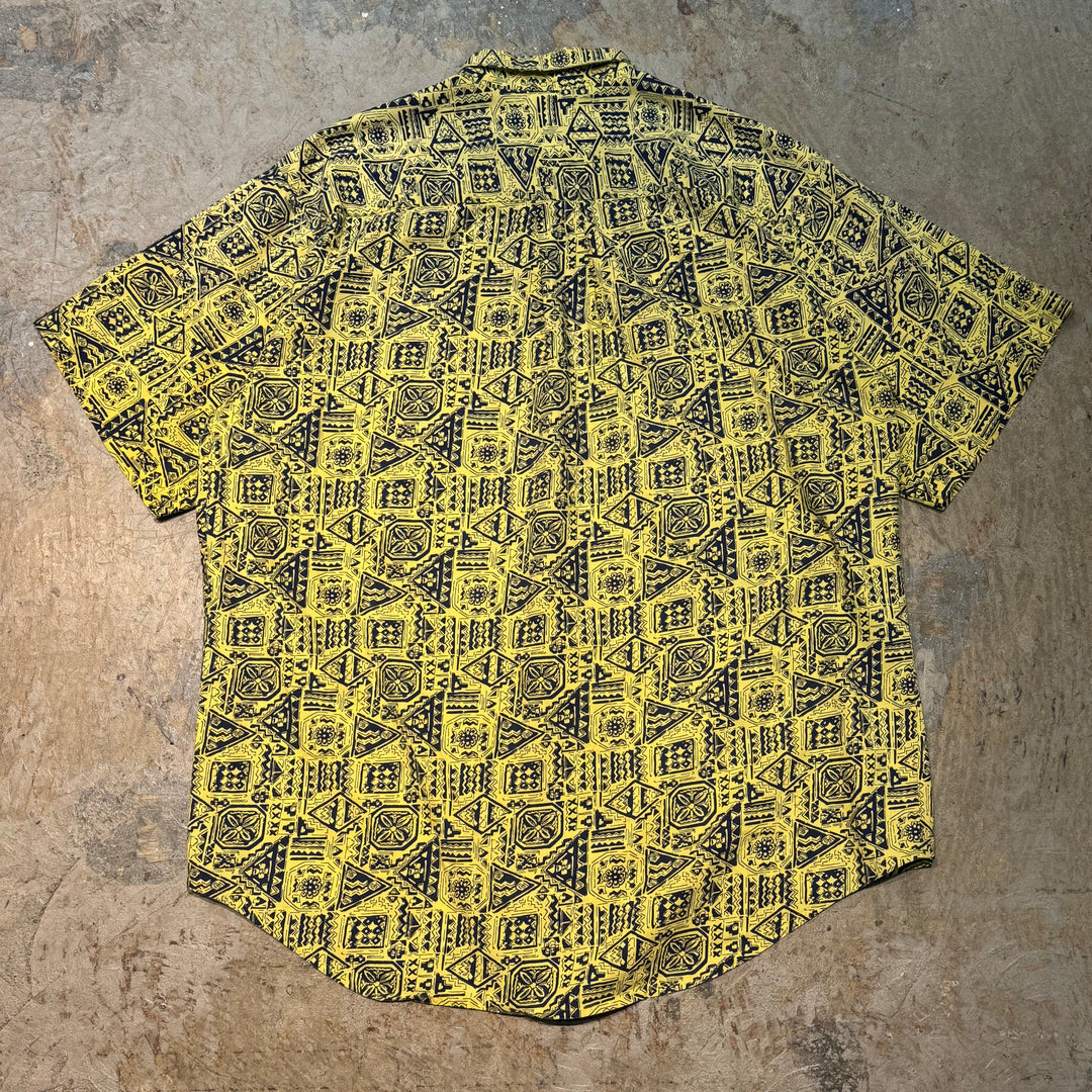 古着 90's~00's GAP/ ギャップ/ 半袖シャツ/ 総柄/ サイズXL