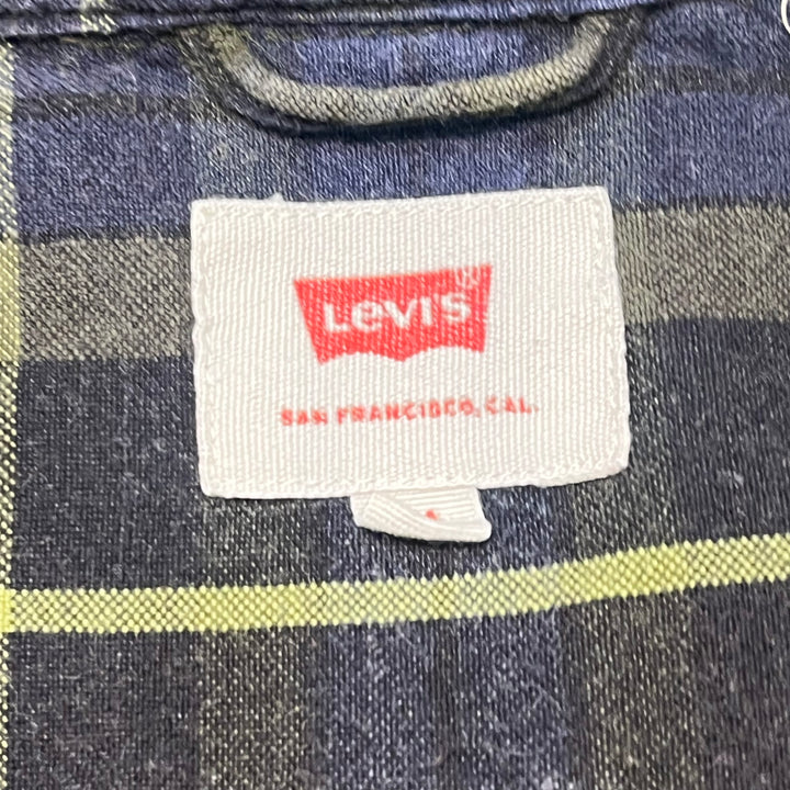 古着 Levis/リーバイス/ボタンダウン長袖シャツ/チェック柄/サイズM