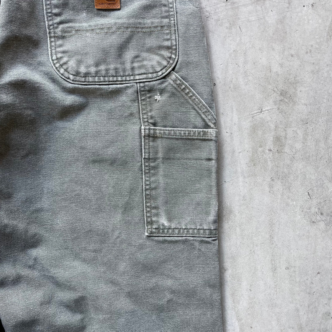 古着 Carhartt/カーハート/ダック地ペインターパンツ/実寸サイズ34×32