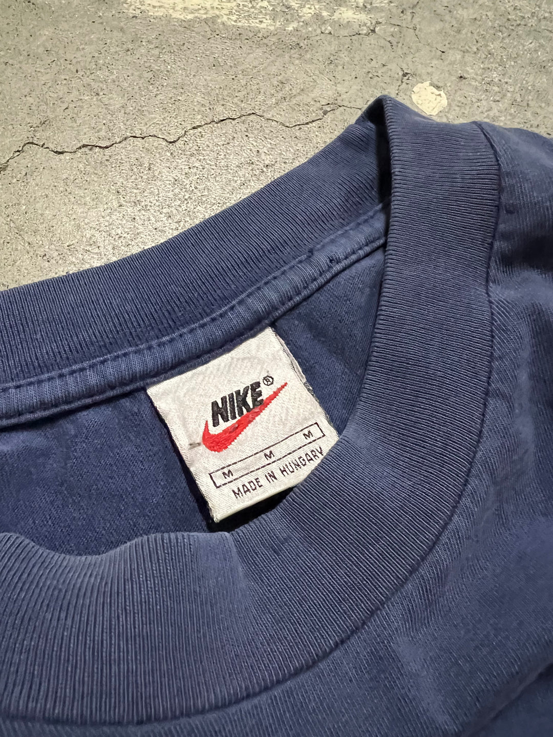 #MA40 古着 90's Nike/ナイキ/Short Sleeve Tee/プリントTシャツ/フェード/ハンガリー製/サイズM