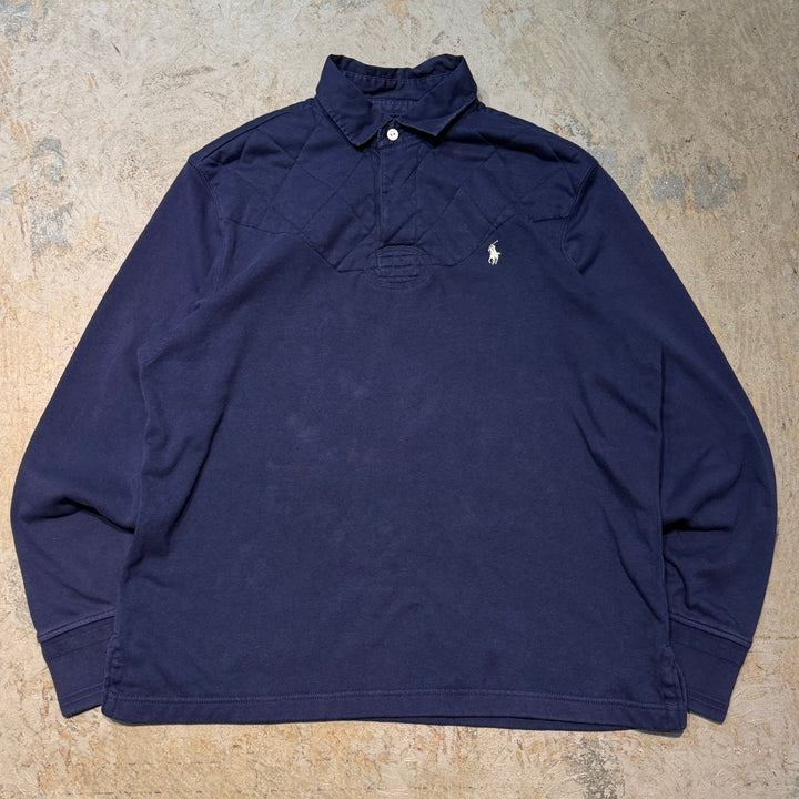 古着 POLO by Ralph Lauren/ ポロ バイ ラルフローレン/ ラガーシャツ/ サイズL