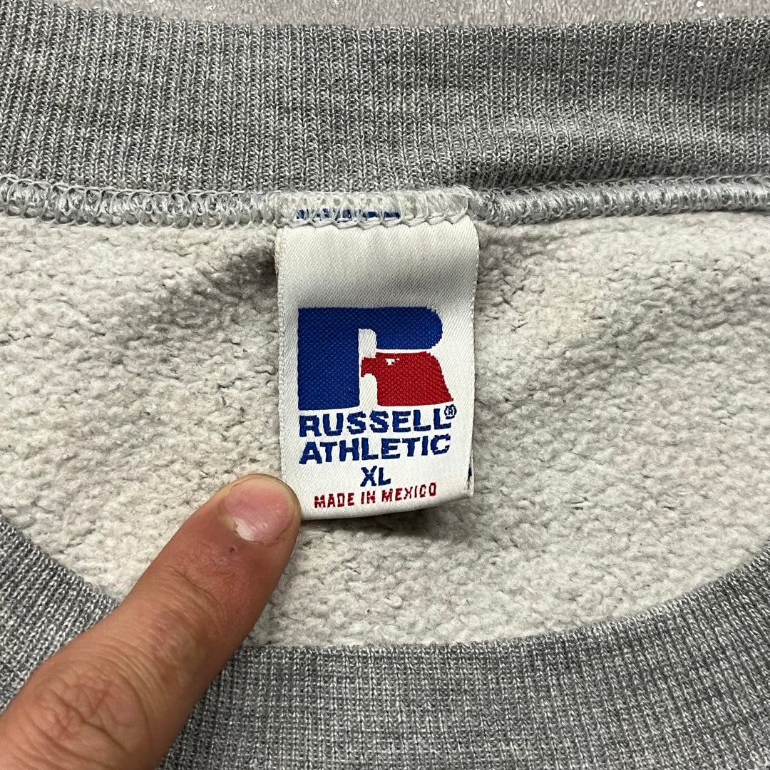 古着 90's〜 RUSSELLATHLETIC/ ラッセル アスレチック/ クルーネックブランクスウェット/ サイズXL