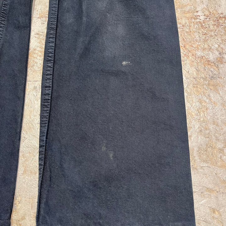 #4433 古着 Levi's/リーバイス/Black Denim Pants/ブラックデニムパンツ/501/サイズ31×34