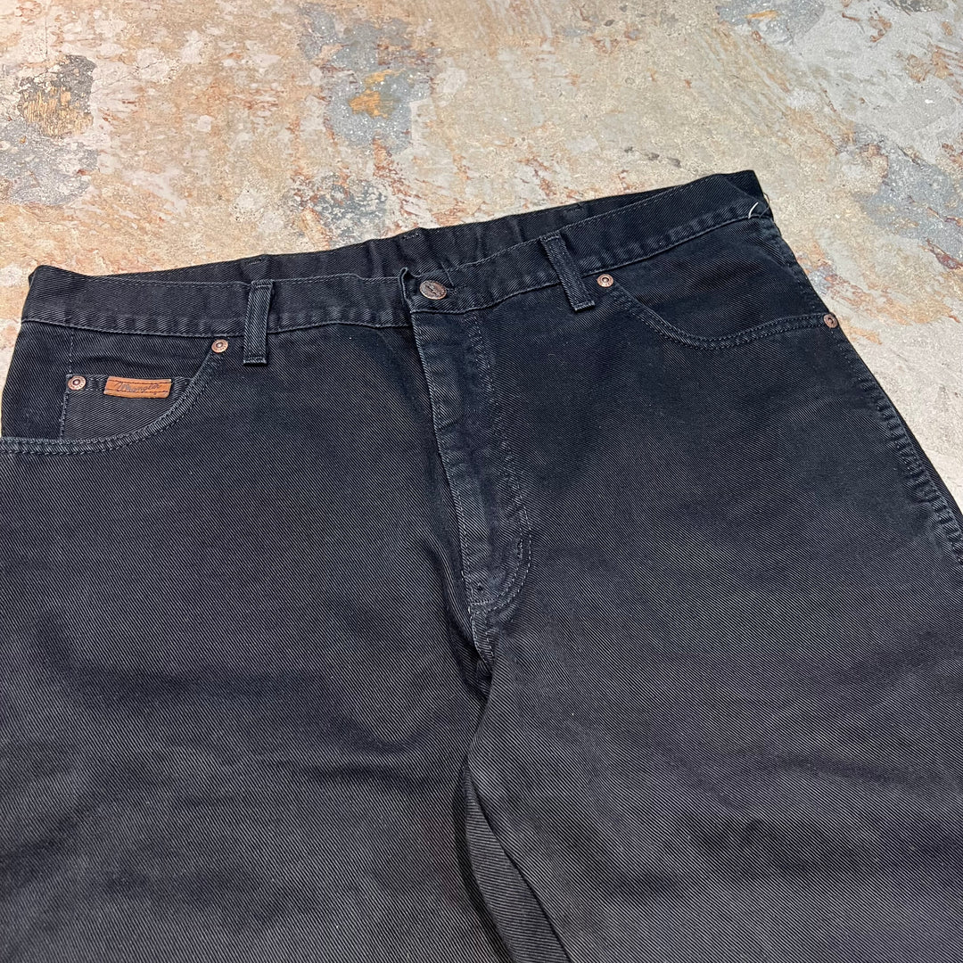 #4749 古着 Wrangler/ラングラー/Black Denim Pants/ブラックデニムパンツ/サイズ38×32