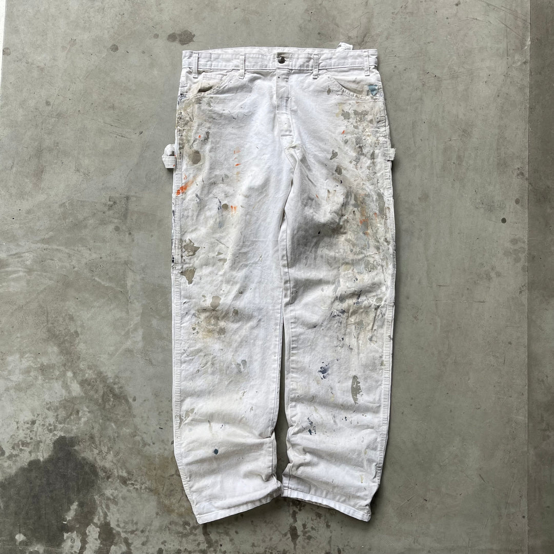 古着 Dickies×SHERWIN WILLIAMS/ディッキーズ× シャーウィン・ウィリアムズ/ ペインターパンツ / 企業ロゴ/ 実寸サイズ36×34
