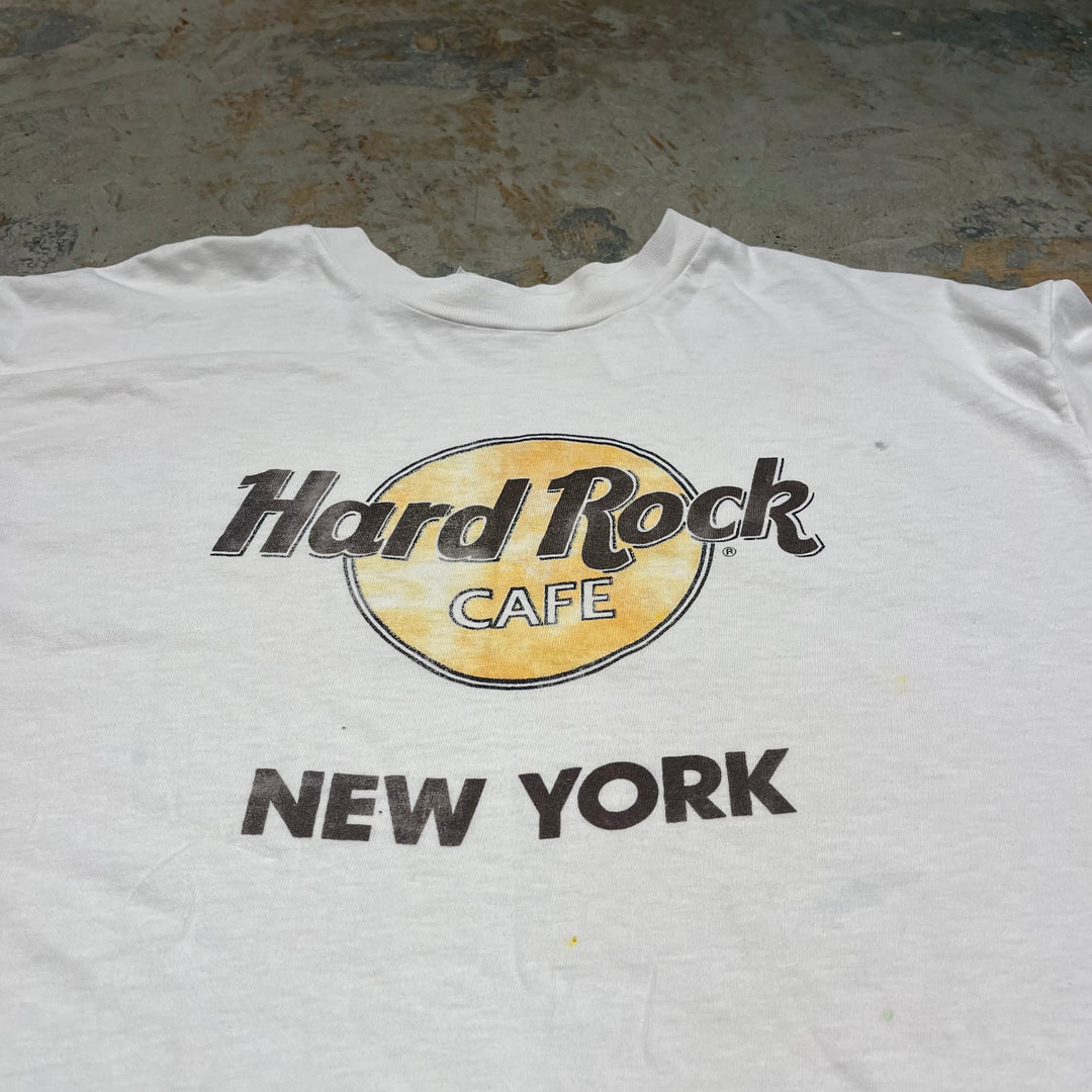 古着 USA製 80's Hard Rock/ハードロック/ニューヨーク/ヴィンテージ シングルステッチ Tシャツ/サイズXL