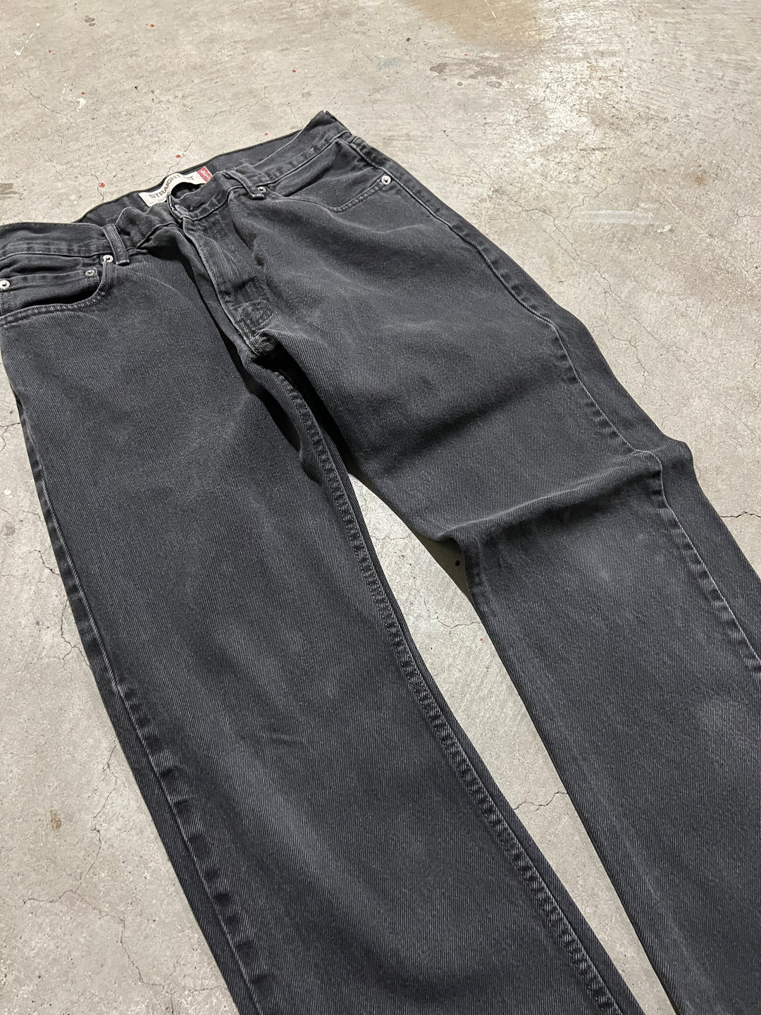 #MA16 古着 Levi's/リーバイス/Black Denim Pants/ブラックデニムパンツ/505/実寸サイズ33×31