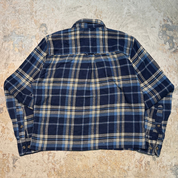 古着 WOOLRICH/ ウールリッチ/ フランネルシャツ/ チェック柄/ リメイク/ サイズS