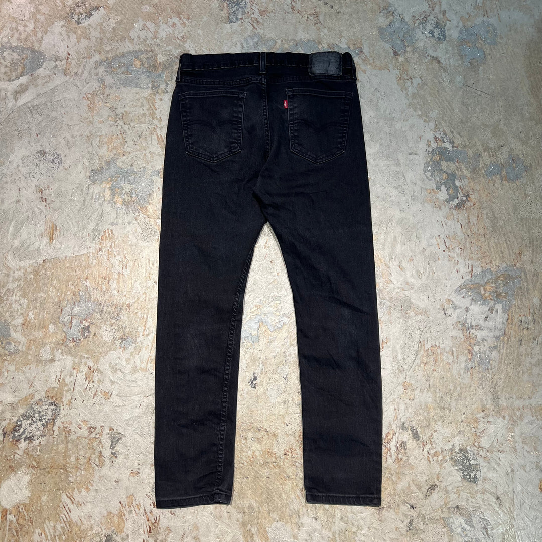 #4762 古着 Levi's/リーバイス/Black Denim Pants/ブラックデニムパンツ/510/黒タブ/サイズ34×30