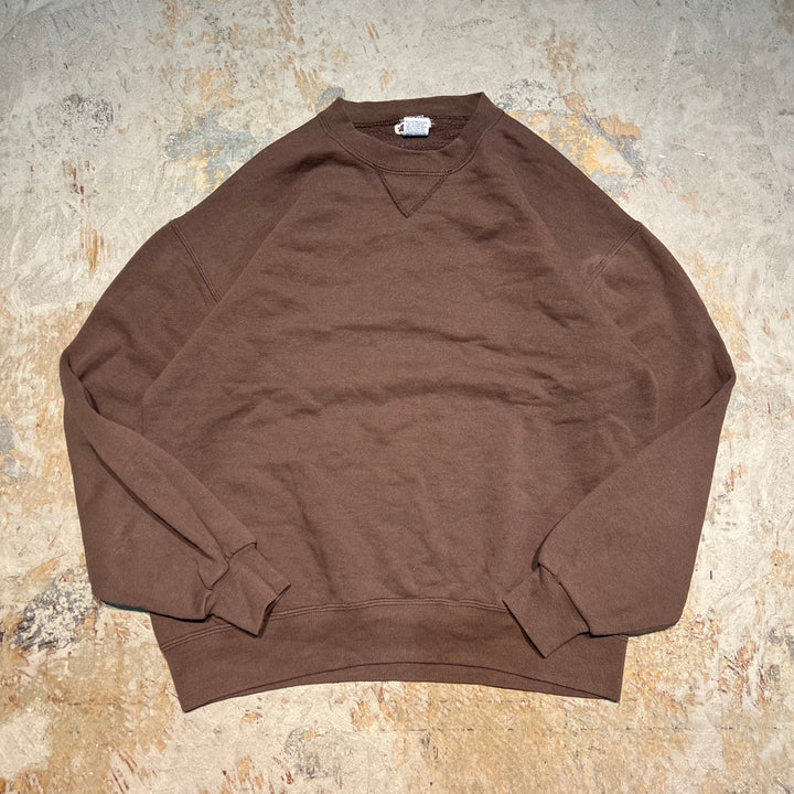 #3507 古着/Russell/ラッセル/Crewneck sweat/クルーネックスウェット/無地/MADE IN U.S.A/サイズL