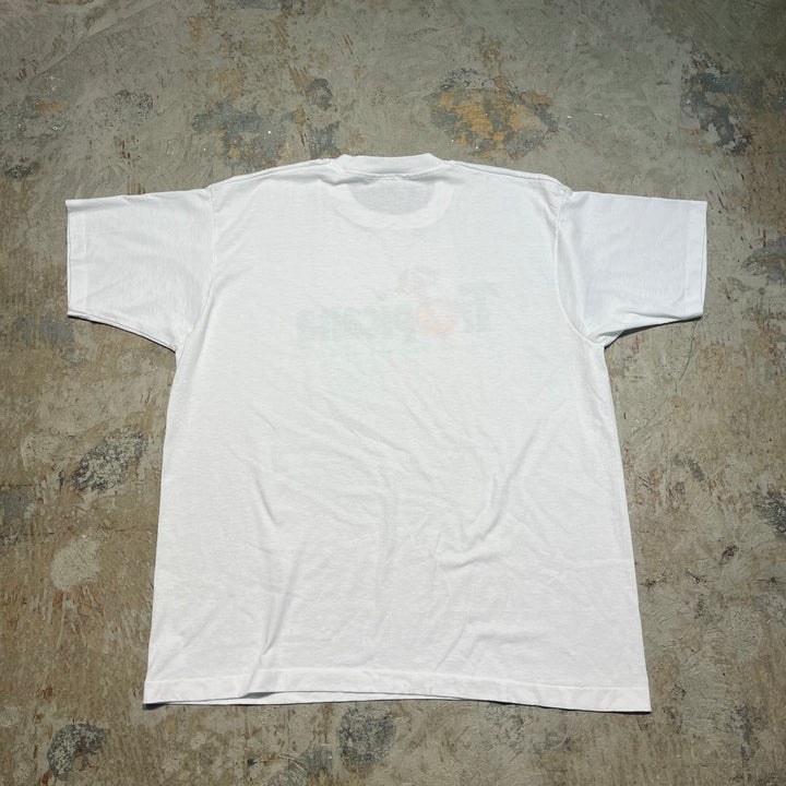 古着 USA製 90's TOROPICANA/トロピカーナ / 企業 / ヴィンテージ シングルステッチ プリントTシャツ/サイズXL-XXL相当