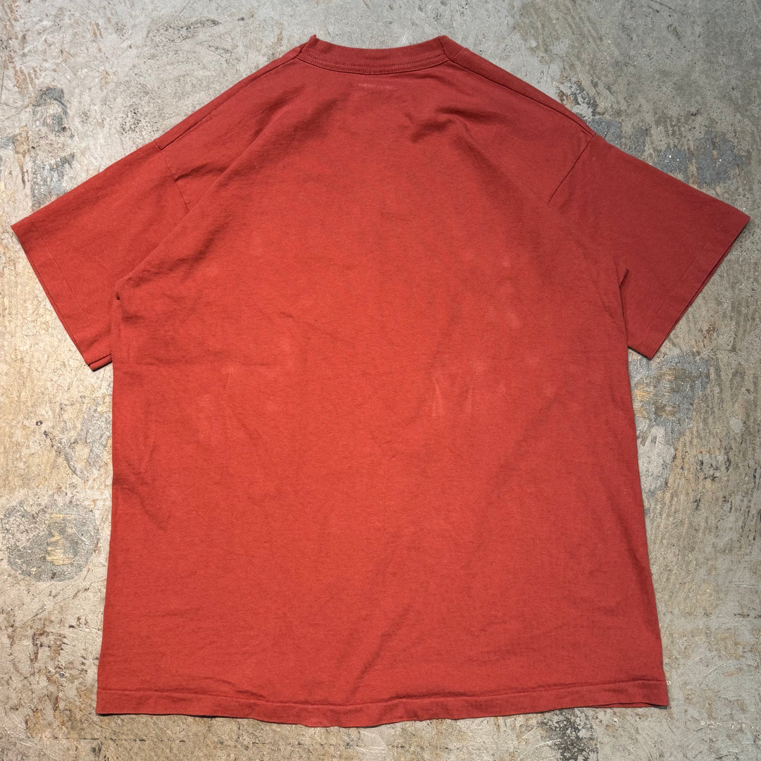 Used clothing Made in USA 80's FRUIT OF THE LOOM/ Fruit of the Room/ Single stitch/ Printed T-shirt/ Size XL