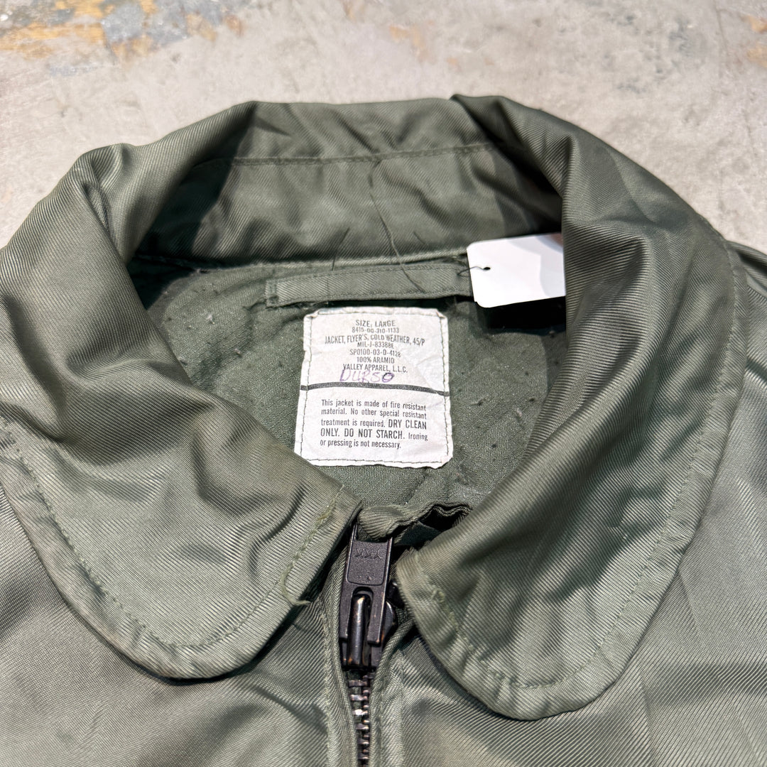 古着 U.S.AIR FORCE /米空軍/CWU-45/フライトジャケット /MA-1/サイズL
