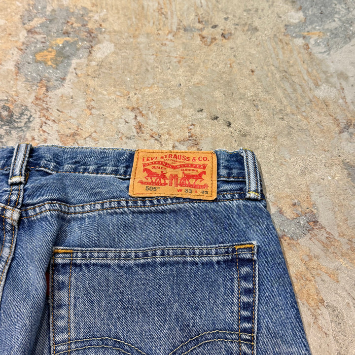 旧衣服Levi's/李维斯/ Denim Pants/牛仔短裤/ 505/尺寸33×30