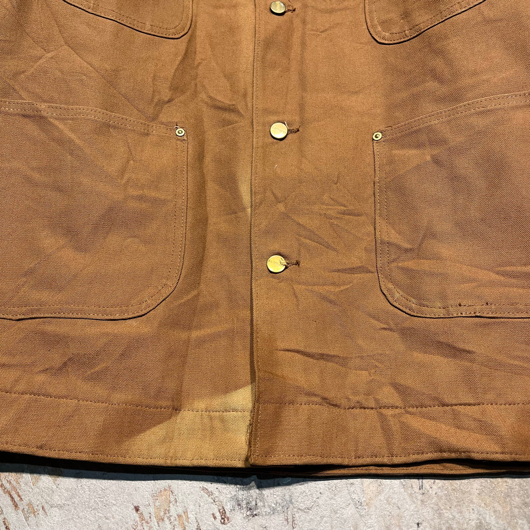 #3422 古着 Carhartt/カーハート/michigan chore coat/ミシガンチョアコート/MADE IN U.S.A/サイズL相当