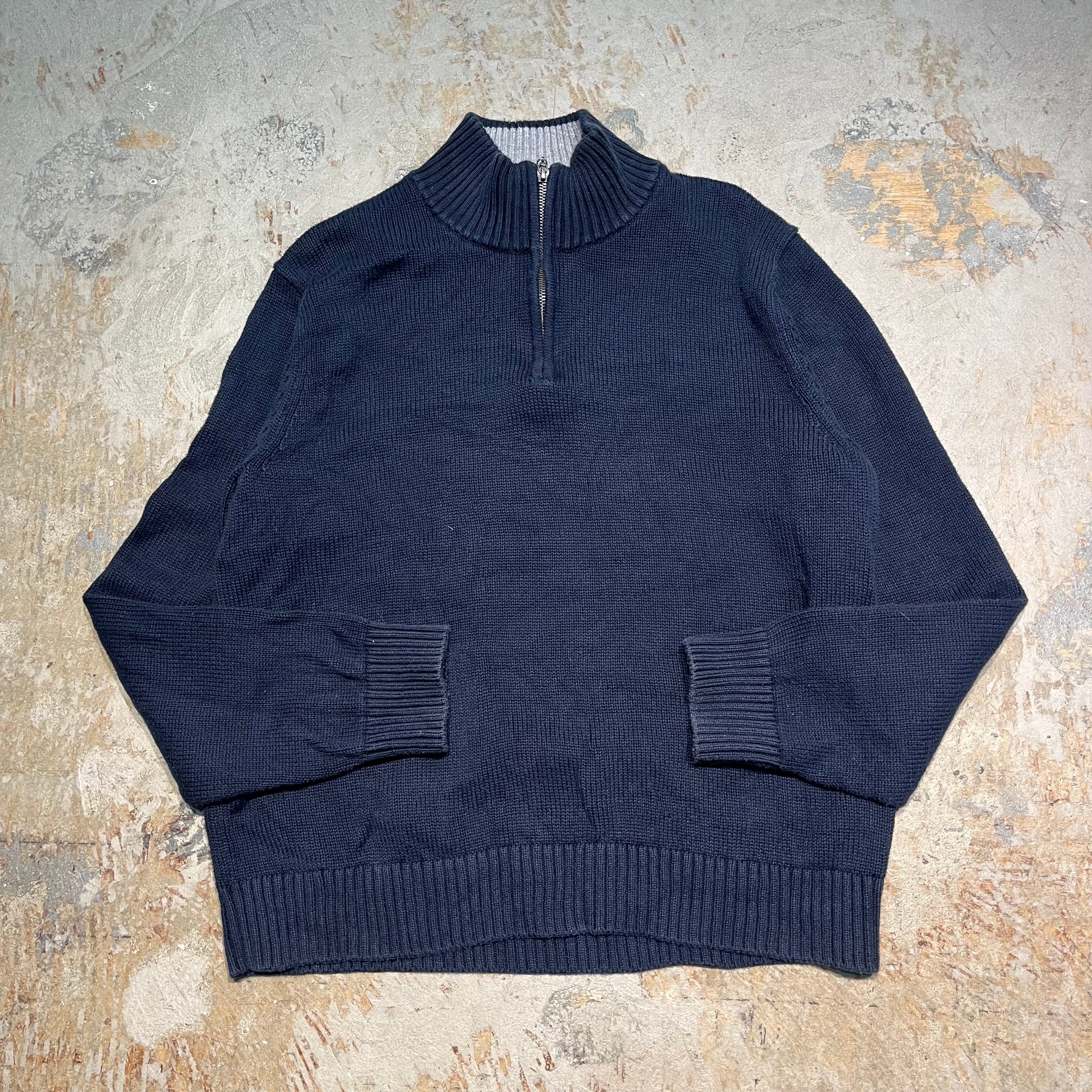 L.L.Bean エルエルビーン ウール ハーフジップ ニット 90s 【公式通販】