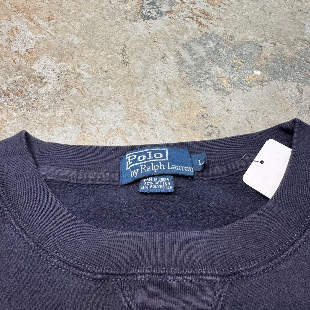 古着 90's~ POLO by Ralphlauren/ ポロバイラルフローレン/ クルーネックスウェット/ サイズL