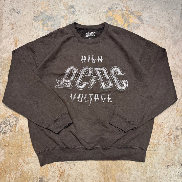 古着 AC/DC /エーシーディーシー/ クルーネックスウェット/ サイズL