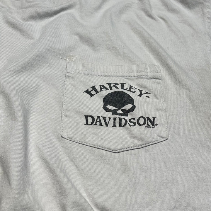 古着 Harley-Davidson/ハーレー ダビッドソン/APOL'S/ミネソタ州/プリントノースリーブTシャツ サイズXL