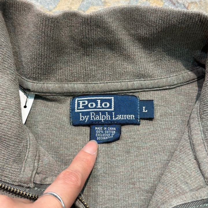 古着 90's~ POLO by Ralph Lauren/ ポロ バイ ラルフローレン/ ハーフジップニットセーター/ サイズL