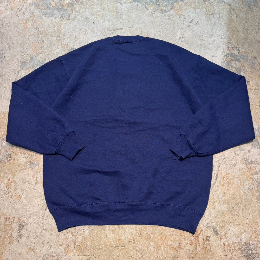 古着 90's USA製 RUSSELLATHLETIC/ ラッセル アスレチック/ クルーネックブランクスウェット/ Vガゼット/ サイズXL