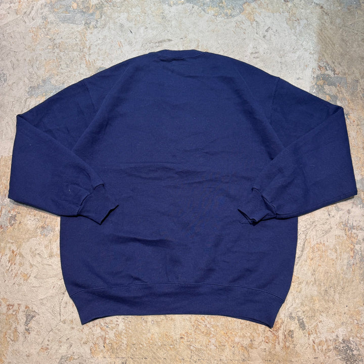 古着 90's USA製 RUSSELLATHLETIC/ ラッセル アスレチック/ クルーネックブランクスウェット/ Vガゼット/ サイズXL