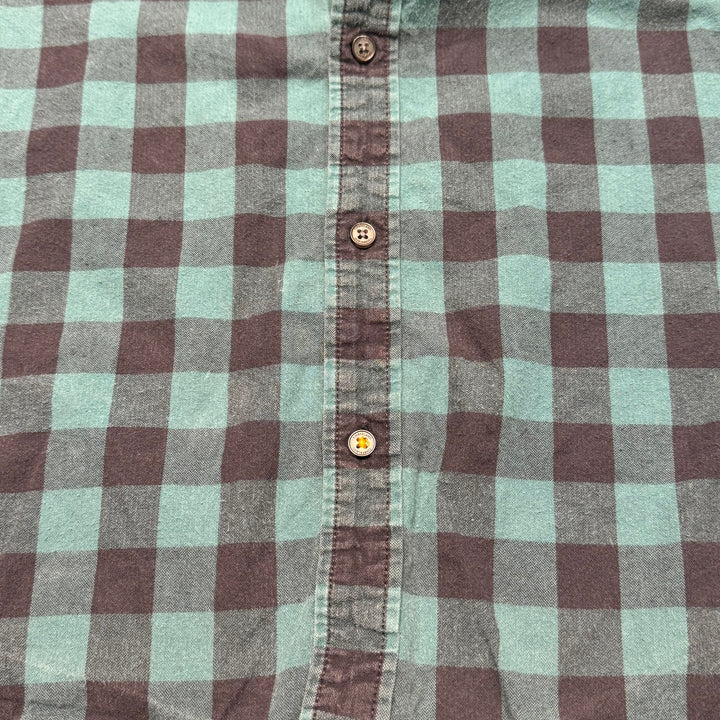 古着 TIMBERLAND/ ティンバーランド/  ボタンダウン長袖シャツ/ チェック柄/ サイズXL