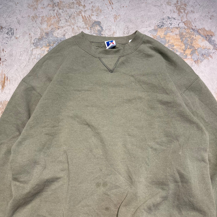 #3521 古着/Russell/ラッセル/Crewneck sweat/クルーネックスウェット/ブランクスウェット/無地/MADE IN U.S.A/サイズL