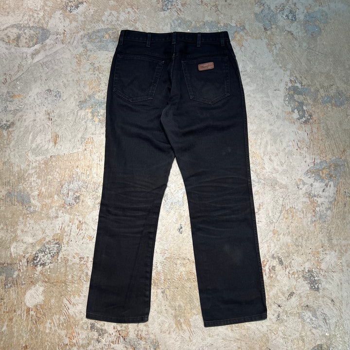 #4764 古着 Wrangler/ラングラー/Black Denim Pants/ブラックデニムパンツ/サイズ34×32