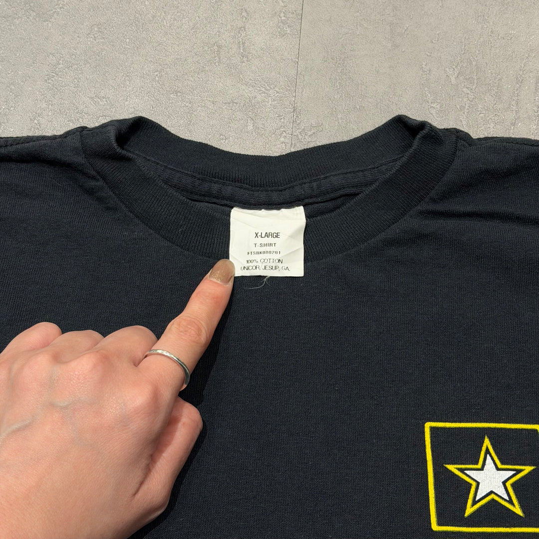 古着 U.S.ARMY/アメリカ軍/プリントTシャツ/ サイズXL