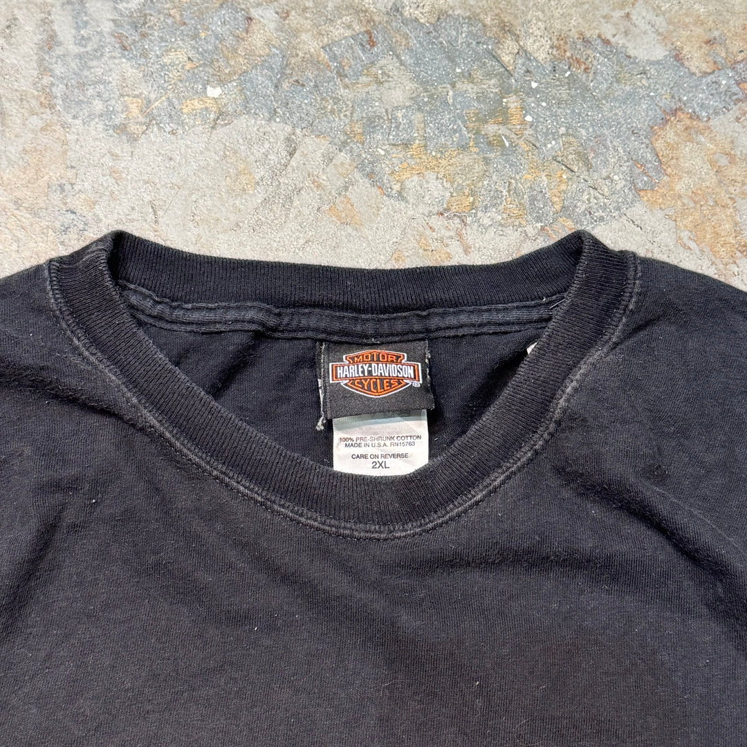 二手衣服Harley-Davidson/哈雷戴维森/印花T恤/尺寸2xl